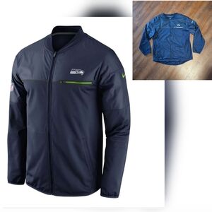 Nike Men’s Seattle Seahawks Elite Sideline Hybrid Full Zip Jacket XXL 2XL NFL